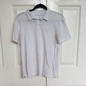 John Varvatos Light Gray Polo Shirt